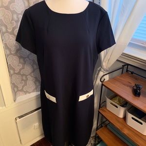 Tommy Hilfiger navy sheath dress